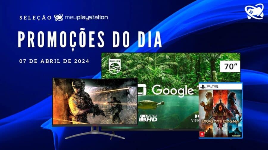 Aproveite! Confira as melhores promoções gamer do dia (07/04)