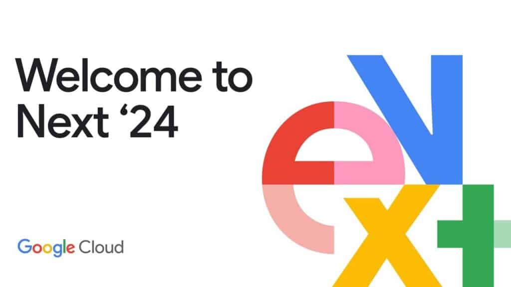 logo do google cloud next, onde foi anunciado o google vids