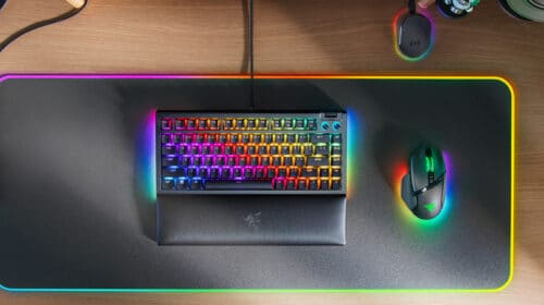Razer lança teclado compacto sem fio BlackWidow V4 Mini HyperSpeed