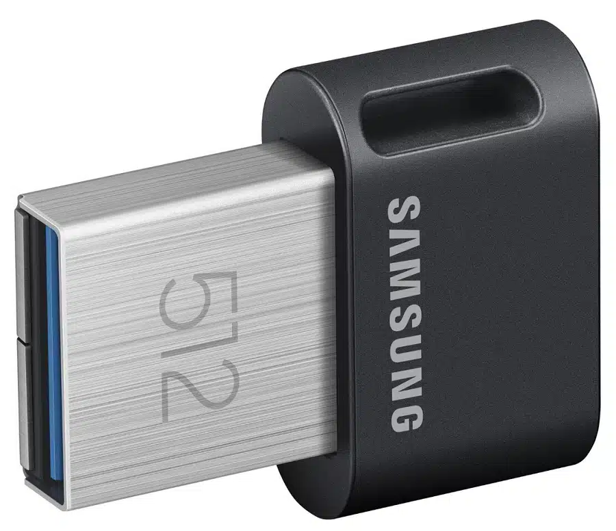 Versão FIT com 512GB dos novos pen drives da Samsung.