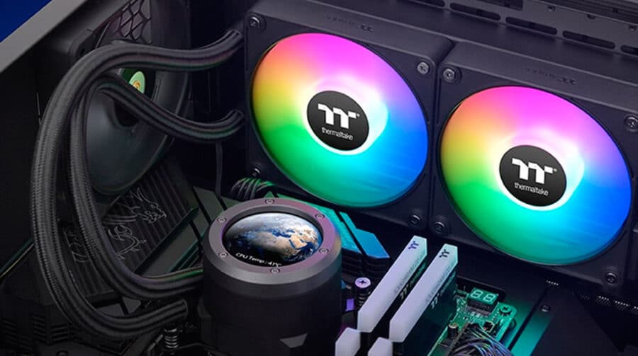 Thermaltake anuncia novo cooler AIO com tela no bloco da CPU