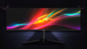 Novo monitor 32:9 da ViewSonic é imenso, com tela curvada de 44,5”