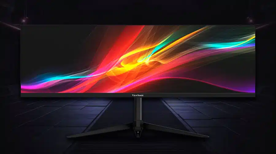 Novo monitor 32:9 da ViewSonic é imenso, com tela curvada de 44,5''