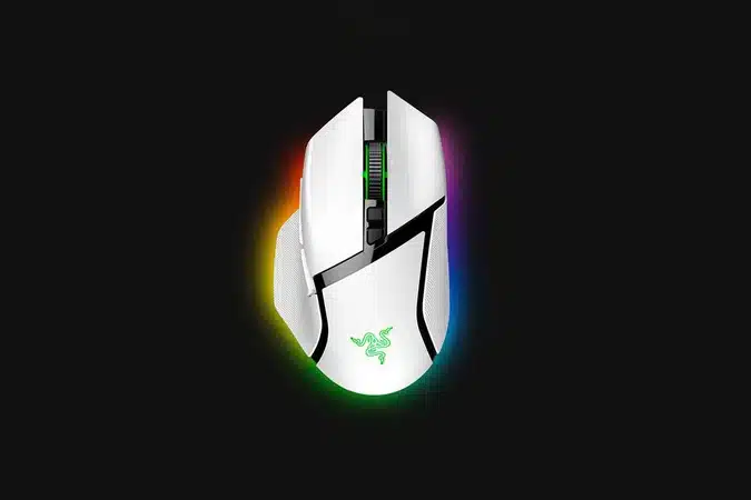 mouse Basilisk V3 White Edition da Razer