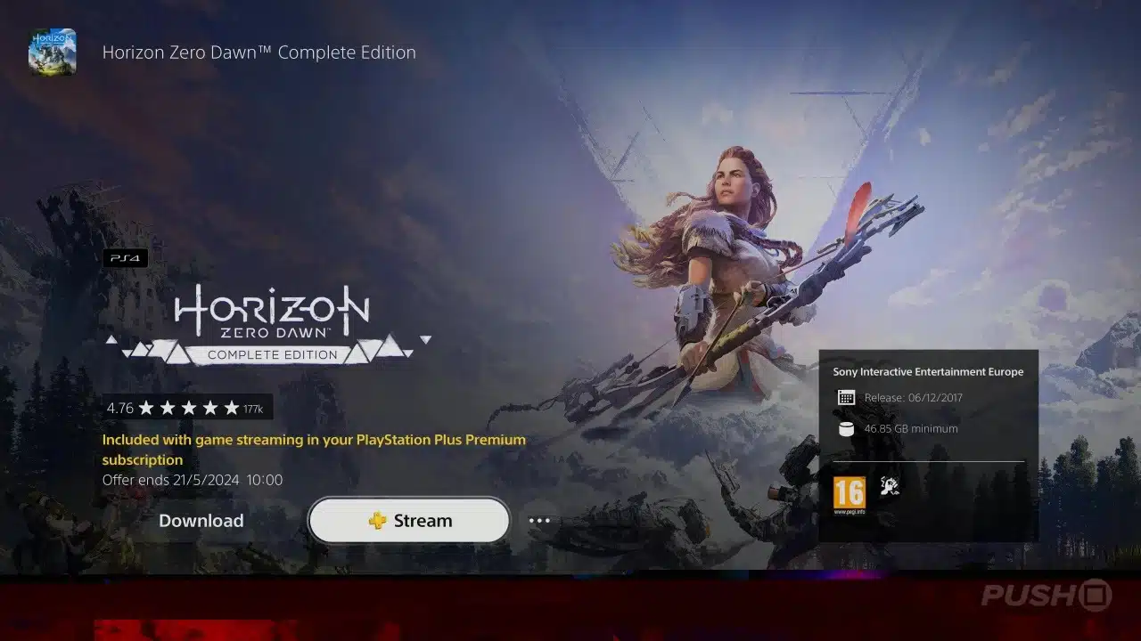 Horizon Zero Dawn pode deixar o PS Plus Extra