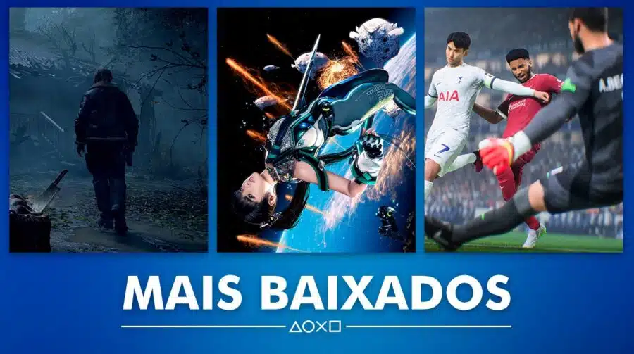 Sony divulga os jogos mais baixados de abril de 2024 na PS Store