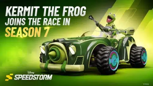 Kermit, de Os Muppets, está confirmado no Disney Speedstorm