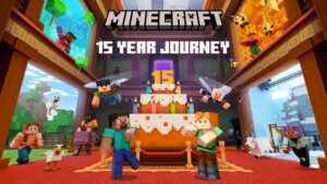 Minecraft celebra nostalgia com mapas históricos em museu