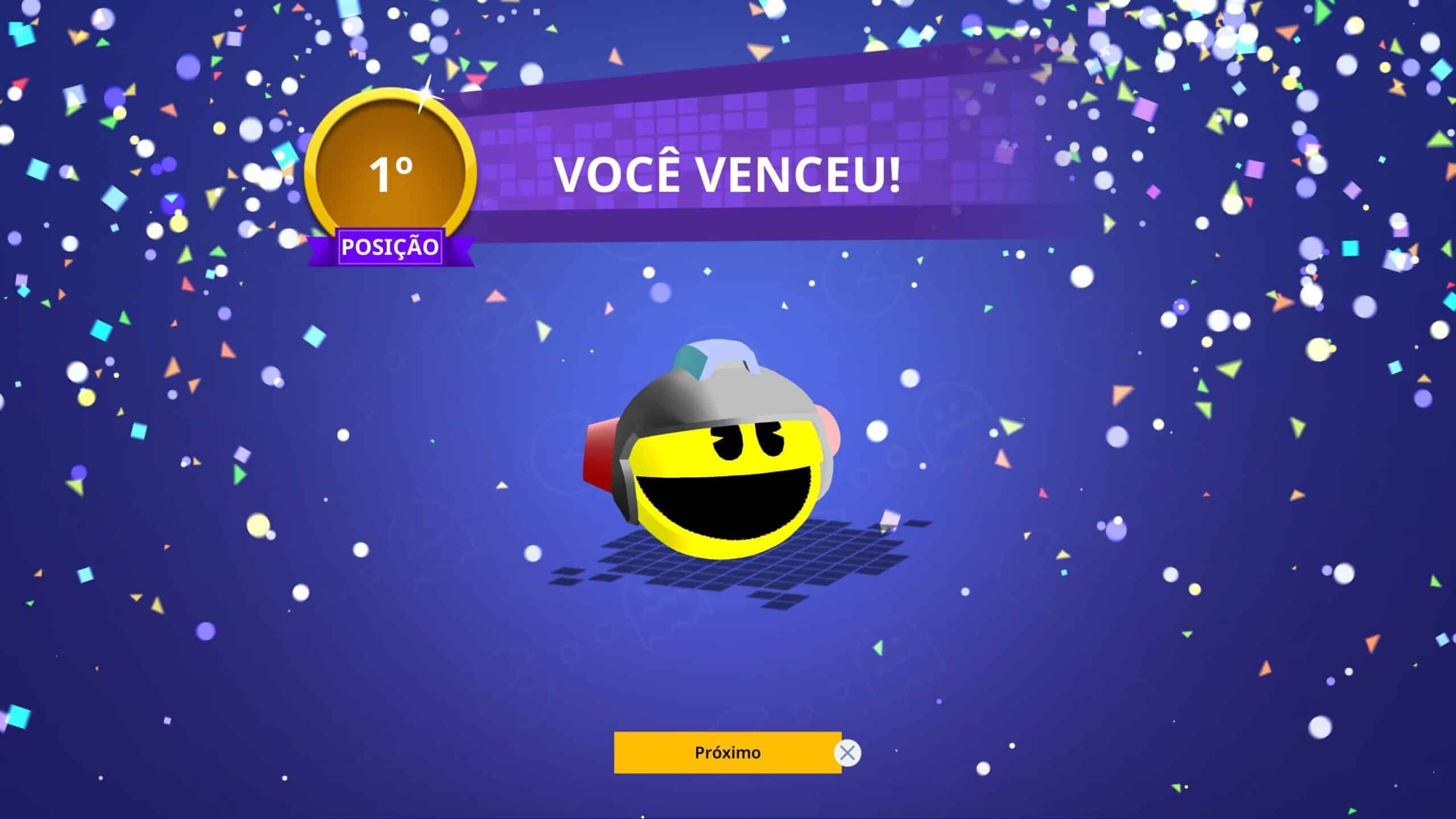 PAC-MAN Mega Tunnel Battle: Chomp Champs: vale a pena? 3 PAC-MAN MEGA TUNNEL BATTLE CHAMP CHOMPS - tela de vitória