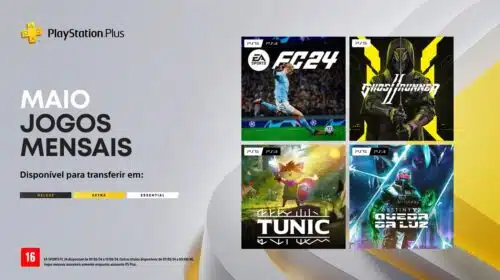 Com EA FC 24, jogos do PS Plus de maio estão liberados; resgate aqui!