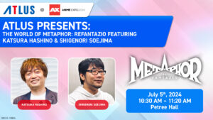 Painel de Metaphor: ReFantazio é anunciado para o Anime Expo