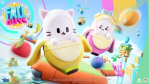 Em parceria com a Crunchyroll, crossover entre Bananya e Fall Guys está disponível