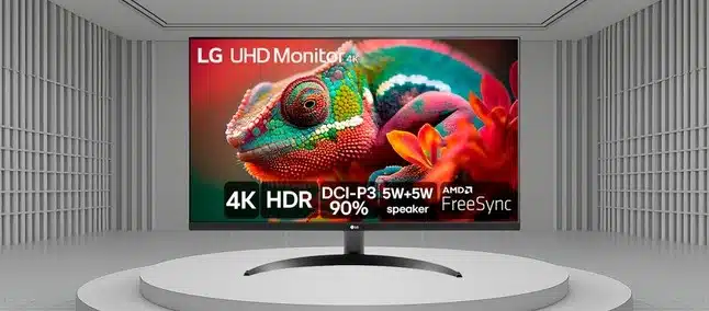 Imagem destaca recursos do novo monitor da LG.