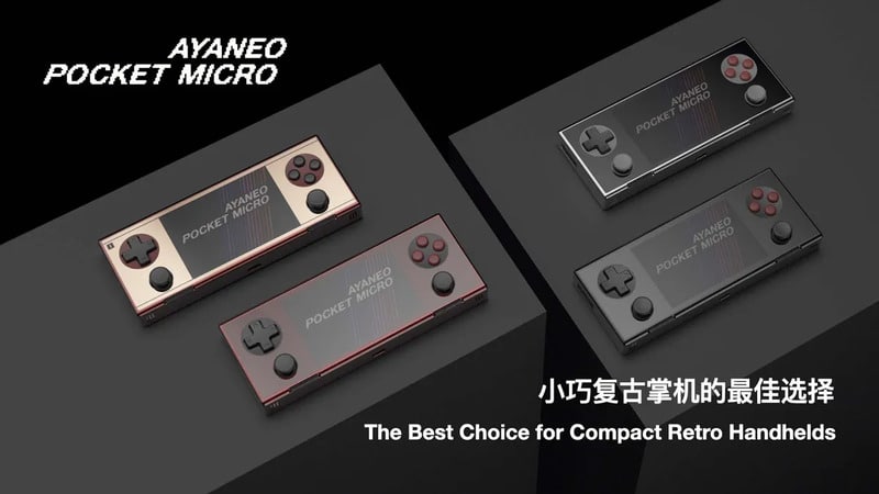 AYANEO lança consoles portáteis, mini PC com Windows e mais 2 portátil pocket micro da ayaneo