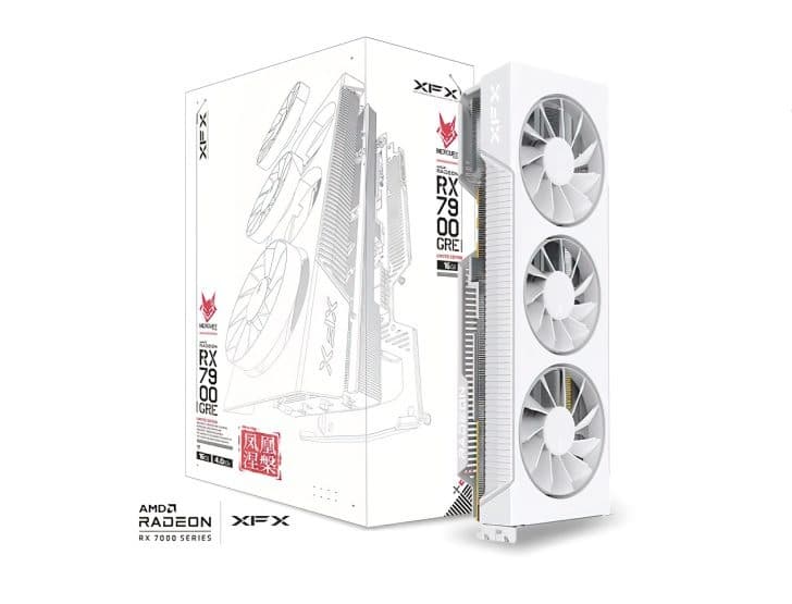 Imagem de divulgação da XFX 7800 XT Phoenix Nirvana.