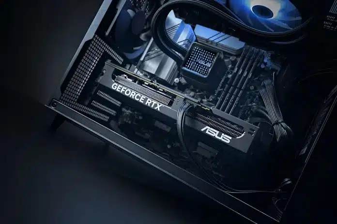 Imagem mostra GPU Prime instalada no detalhe.