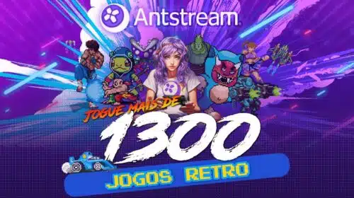 Antstream, serviço com 1.300 jogos clássicos, chegará ao PS4 e PS5