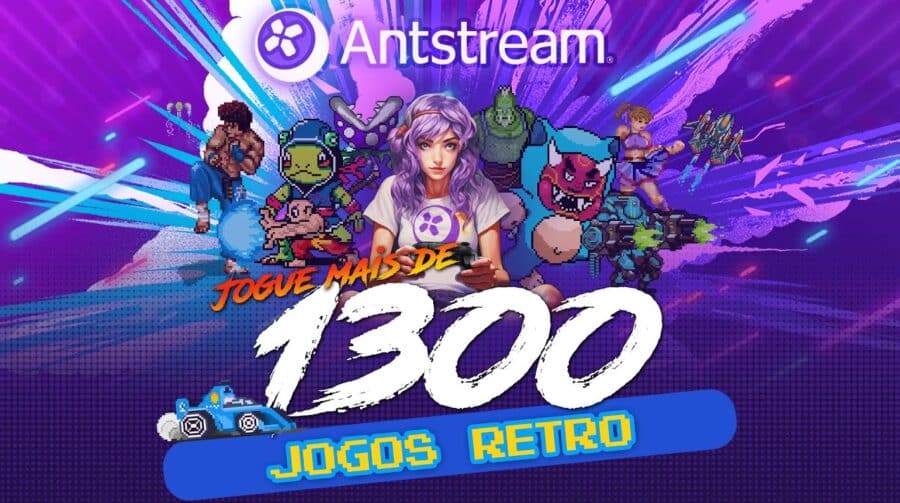 Antstream, serviço com 1.300 jogos clássicos, chegará ao PS4 e PS5