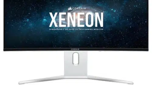 Corsair anuncia monitor XENEON 34WQHD240-C com tela curva OLED e 240 Hz