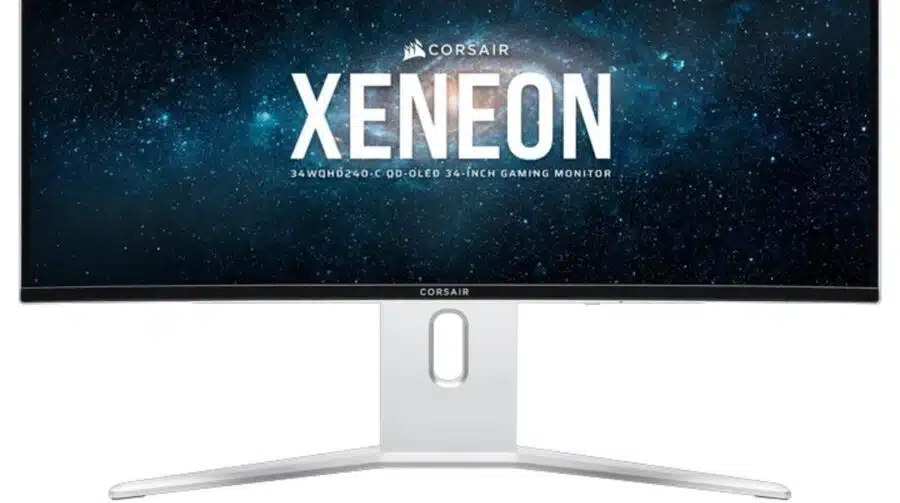 Corsair anuncia monitor XENEON 34WQHD240-C com tela curva OLED e 240 Hz