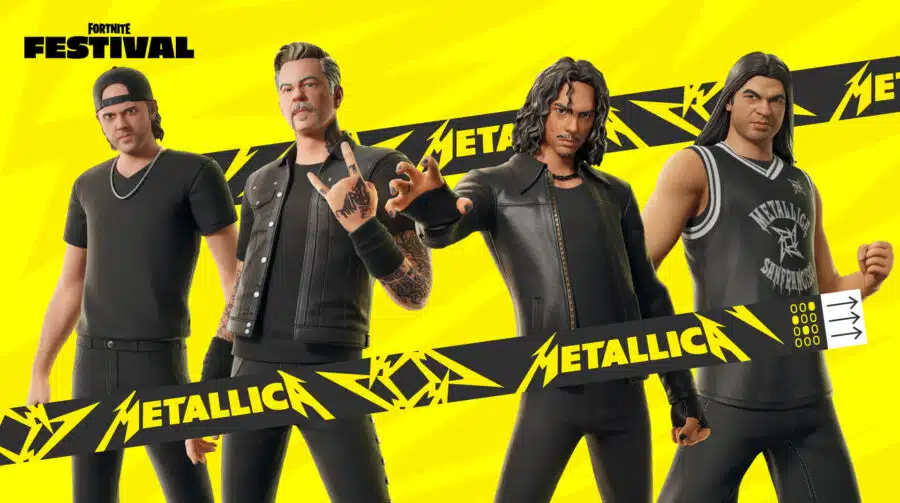 Fortnite Festival recebe mais músicas do Metallica