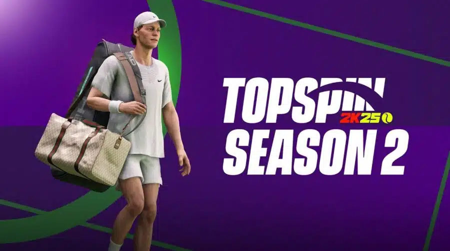 Pra grama! TopSpin 2K25 foca em Wimbledon na sua Temporada 2