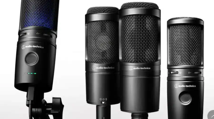 Audio-Technica lança microfone AT2020USB-XP para músicos e streamers