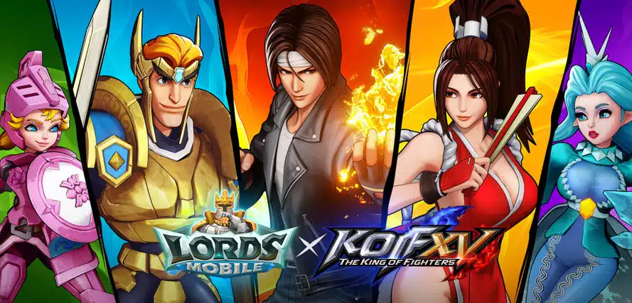 personagens de lords mobile e the king of fighters xv