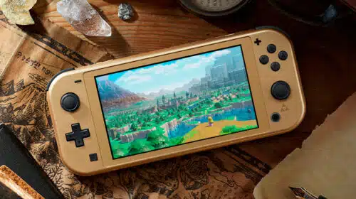 Edição especial do Switch Lite temático de Zelda chega em setembro