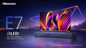 Hisense lança TV gamer E7NQ Pro 4K QLED com 144 Hz e FreeSync Premium
