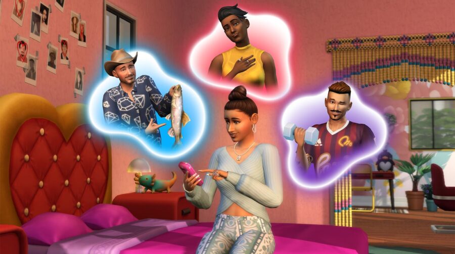 Expansão Paixão à Vista de The Sims 4 terá o seu próprio Tinder