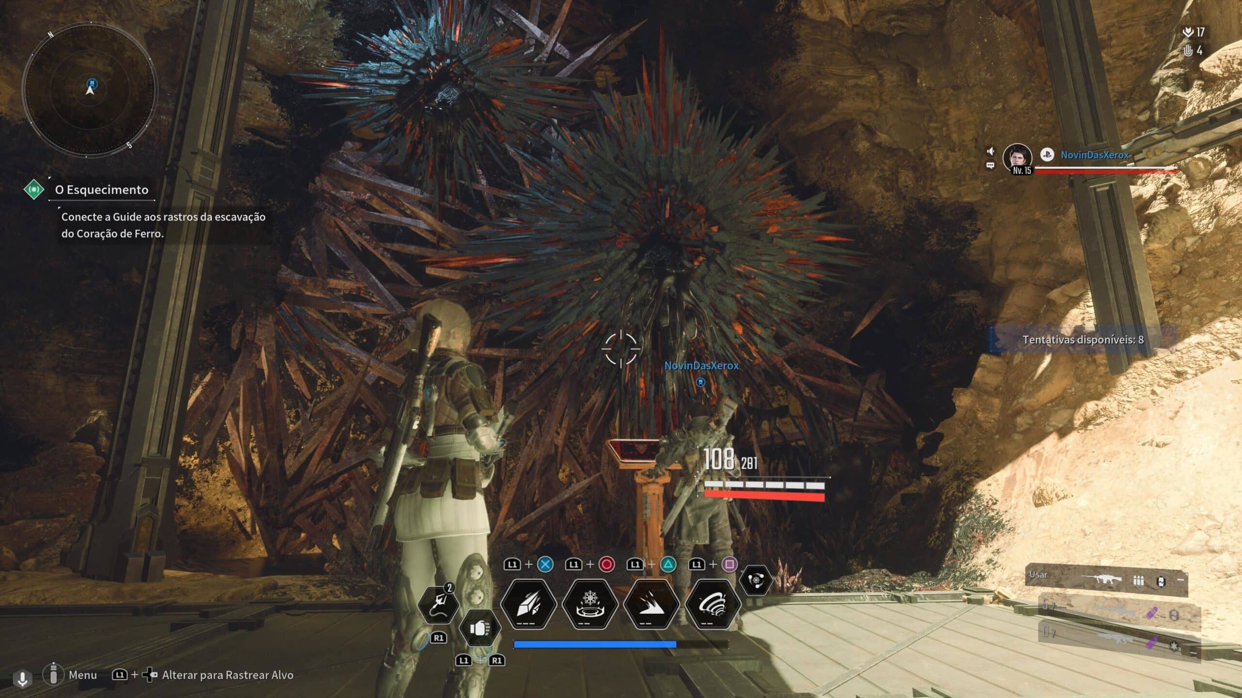 Gameplay de The First Descendant entrada de uma missão
