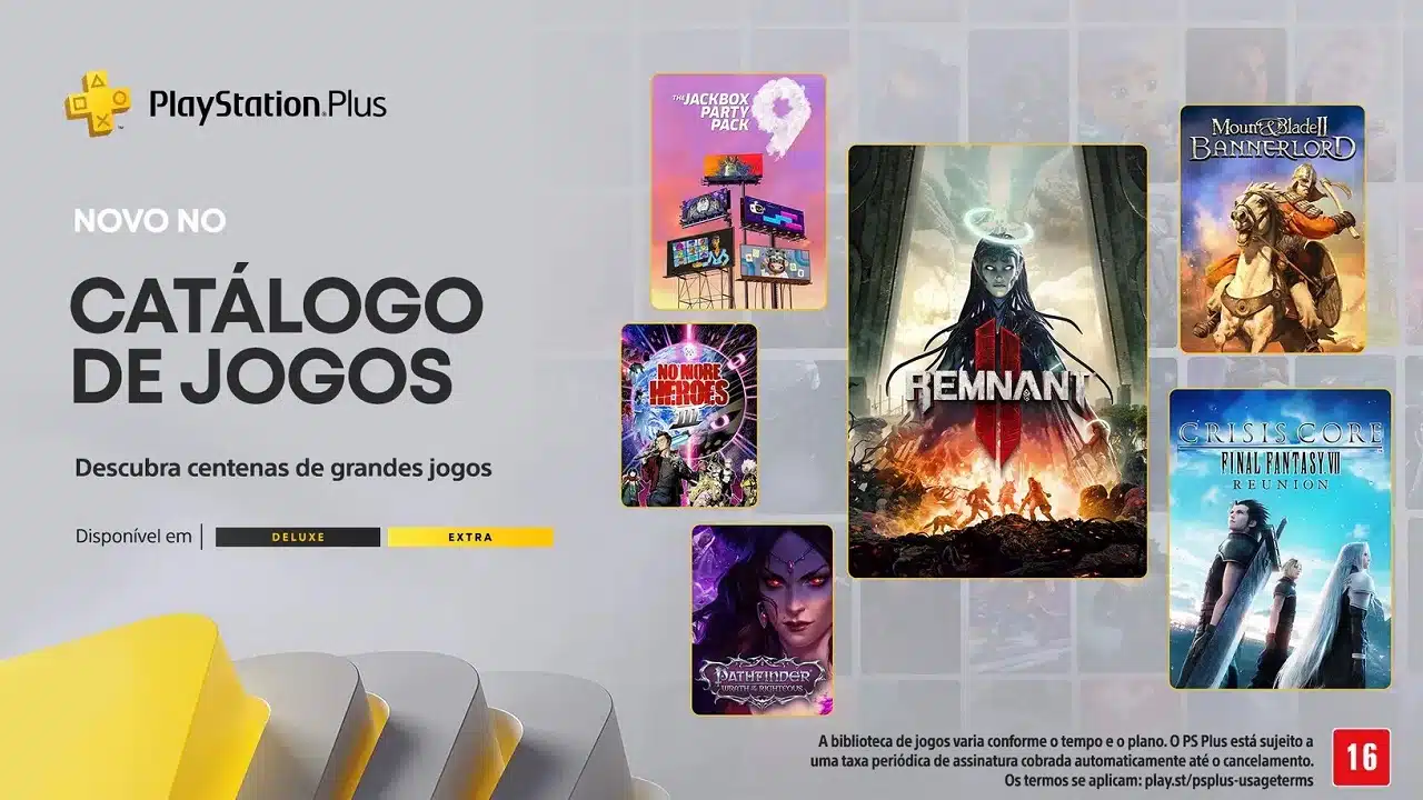 PS Plus Extra e Deluxe de julho