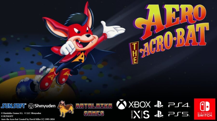 Clássico de 1993, Aero the Acro-Bat chegará ao PS4 e PS5