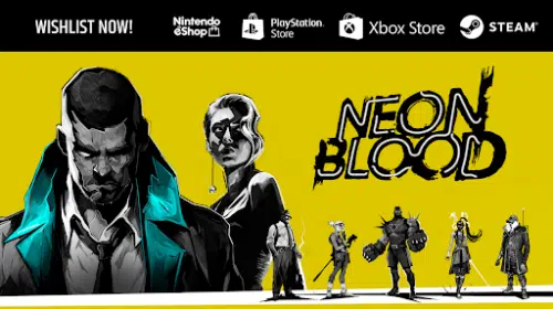 Aventura neo-noir Neon Blood entra em pré-venda na PS Store