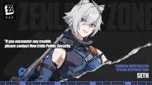 Oficial: Seth é o novo personagem de Zenless Zone Zero