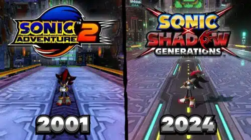 Sonic e Shadow revivem clássicos no novo trailer de Sonic x Shadow Generations