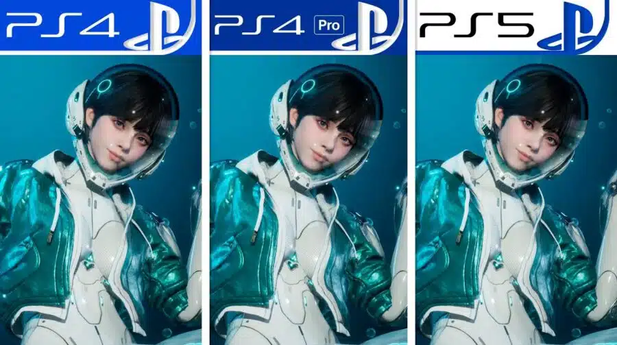 Compare The First Descendant rodando no PS4, PS4 Pro e PS5