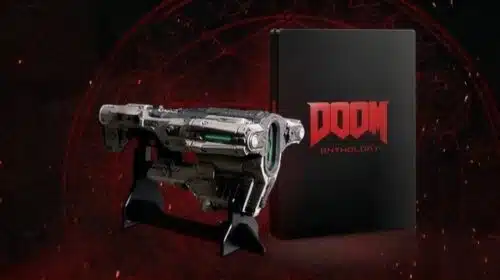 Edição de colecionador de DOOM Anthology traz réplica da icônica arma BFG