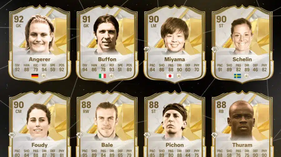 Bale e Buffon lideram novos ICONs de EA Sports FC 25