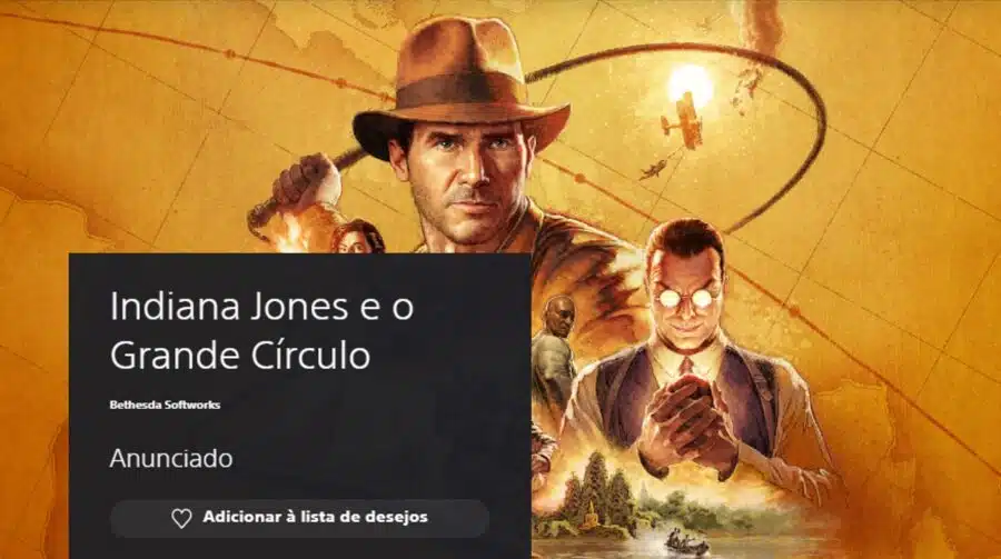 Indiana Jones e o Grande Círculo já aparece na PS Store