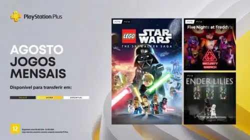 Jogos do PS Plus de agosto de 2024 estão liberados para resgate; baixe aqui!