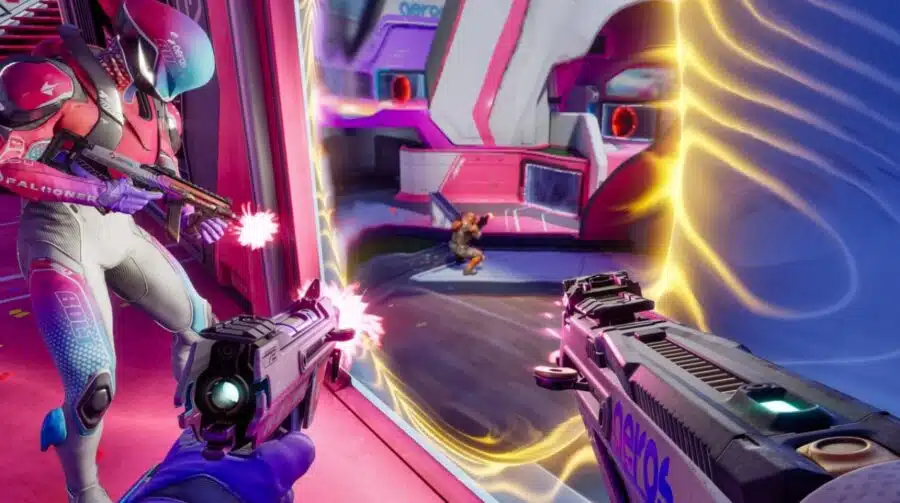 Gameplay de Splitgate 2 mostra sistema de facções e habilidades únicas