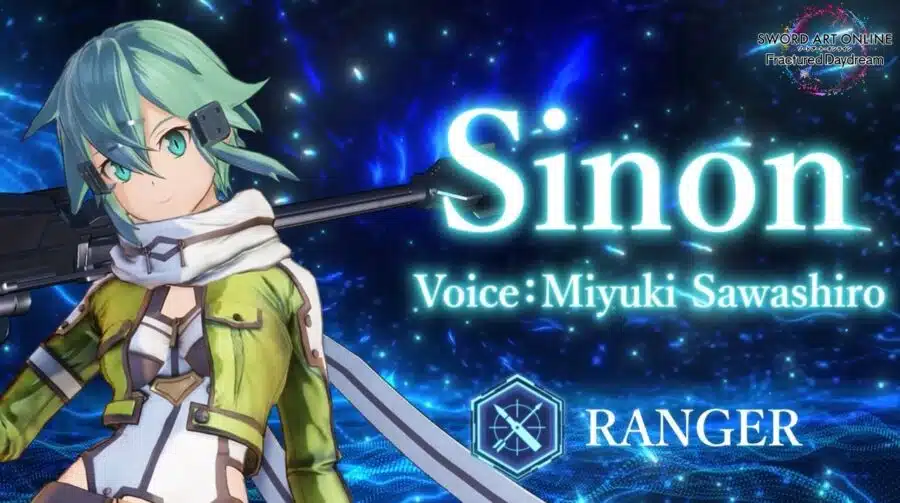 Sinon representará a classe Ranger em Sword Art Online: Fractured Daydream