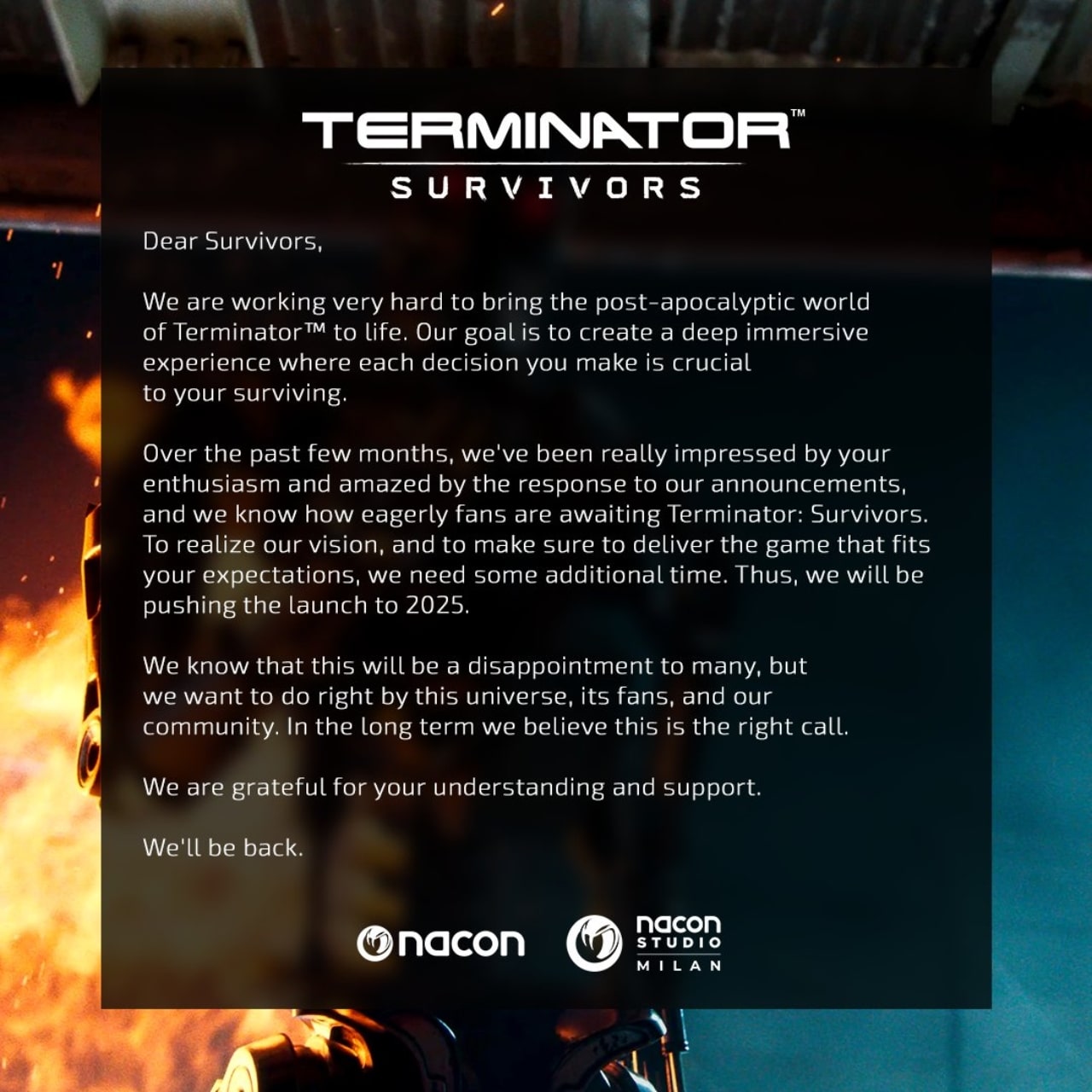 Lançamento do acesso antecipado de Terminator: Survivors é adiado para 2025 1 acesso antecipado de Terminator Survivors