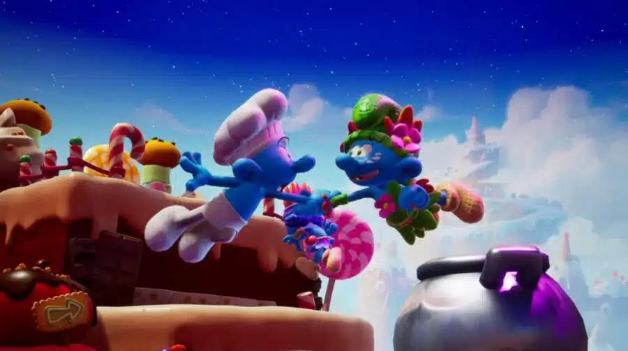 Smurfs saltam, lutam e se divertem em novo gameplay de The Smurfs: Dreams