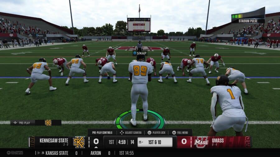 Update de College Football 25 adiciona mais de 700 atletas