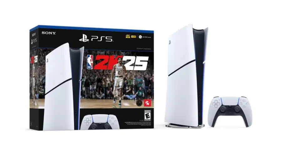 Sony anuncia bundle do PS5 Slim Digital com NBA 2K25 para a América do Norte