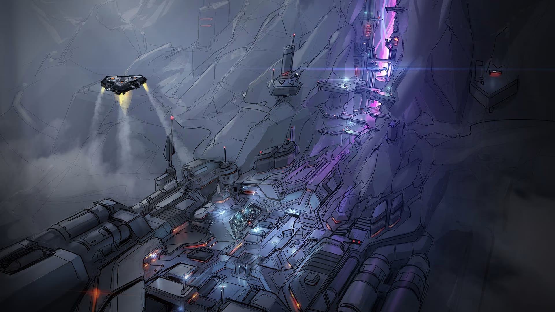 Imagens conceituais de Borderlands 4 levam fãs pela galáxia 4 Borderlands 4