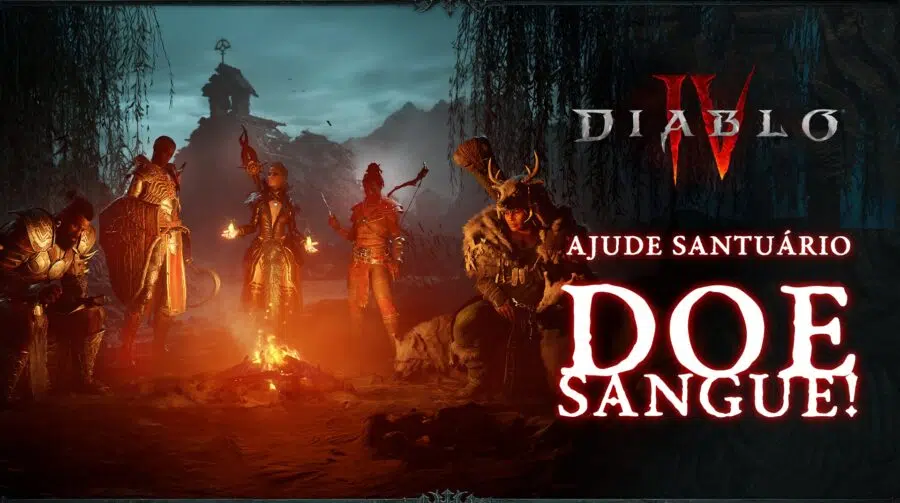 Campanha de doação de sangue de Diablo IV dará ingresso para a BGS 2024